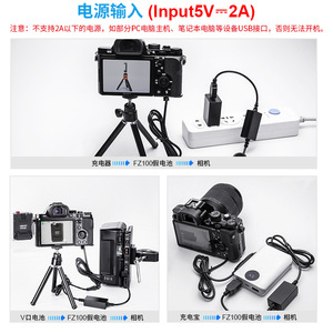 USB เพื่อ FZ100แบตเตอรี่ปลอมสำหรับ Sony A9 A7m3 A7r3 A7C กล้อง mirrorless - Product Image 3