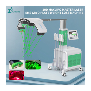 เครื่องสลายไขมัน Maxlipo Master 10D พร้อมแผ่นทำความเย็นเลเซอร์สีเขียว EMS 532nm เครื่องสลายไขมันด้วยความเย็น Cryolipolysis สำหรับการปรับรูปร่าง ใช้ในร้านเสริมสวย - Product Image 1