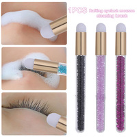 Kuas Makeup FENGFLY yang Dapat Digunakan Kembali, Berwarna-warni, dengan Gagang Berlian dan Bulu Sintetis untuk Wanita, Kualitas Tinggi, OEM/ODM Label Pribadi
