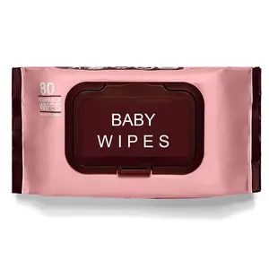 Biodegradable Baby Wipes 99% Purified Water Safe for Sensitive Skin