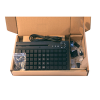 Teclado POS USB Impermeable y Totalmente Programable para Uso Comercial con Compatibilidad Multi-OS a Precio de Fábrica
