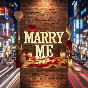 Décoration de mariage : Lettres lumineuses LED 3D « Marry Me » et « Love » de 4 pieds, conformes CE RoHS, alimentées par transformateur, grand format géant - Product Image 3