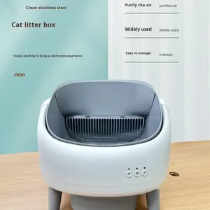 Automático Elétrico Gato Higiênico Inteligente Pet <span class=keywords><strong>Litter</strong></span> Caixa Desodorização One-Click Limpeza Cross-Border gato <span class=keywords><strong>Litter</strong></span> Caixa Automática - Product Image 2