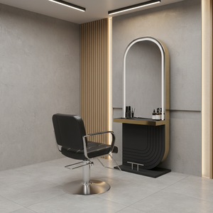 Miroir de coiffure commercial moderne en métal pour salons de beauté et de coiffure, emballé et expédié depuis la Turquie - Product Image 3