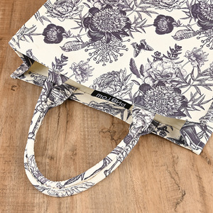 <span class=keywords><strong>Sac</strong></span> à main en toile à grande capacité avec impression rétro personnalisée pour femmes, <span class=keywords><strong>sac</strong></span> à bandoulière souple, léger, pliable et portable - Product Image 2