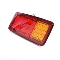 Feux arrière LED pour remorque de camion, stop, frein, clignotant, marche arrière, 24V, étanche