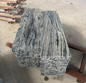 Grande dalle de granit <span class=keywords><strong>gris</strong></span> clair Baotong, motif vague moderne, pierre naturelle écologique, garantie 5 ans, polissage et sablage - Product Image 3