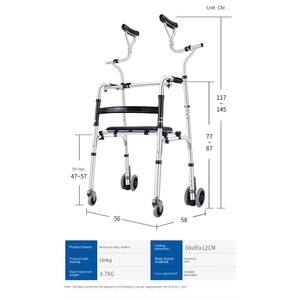 wheelchair rehab equipment folding moving assistance device - Product Image 6
