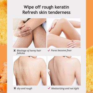 Le gommage au curcuma est un gommage corporel <span class=keywords><strong>sans</strong></span> <span class=keywords><strong>alcool</strong></span> qui adoucit la kératine et éclaircit le teint - Product Image 4