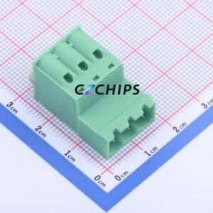 KF2EDGKDR-5.0-3P Plug-in Terminal Block P=5mm Connector ( Connector Type: Plug )( Construction: 1x3P )( Pitch: 5mm ) - Product Image 1