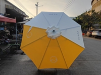Centre de plage pôle parapluie franges tables de bar extérieur avec trou de parapluie mariage parapluie décoration jardin extérieur 4x4