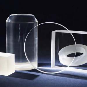 Customized Fused <b>Silica</b> UV Window Optical Glass Optical Transparent Thin Quartz Glass Plate - Product Image 5