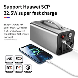 180W 110V220V şarj edilebilir lityum iyon piller computor mobilephone için güneş enerjisi jeneratörü taşınabilir güç istasyonu