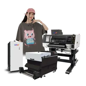 เครื่องพิมพ์เสื้อยืดดิจิตัล DTF 60cm เครื่องพิมพ์แบบม้วนเป็นม้วนพิมพ์ impresora DTF อิงค์เจ็ทเครื่องพิมพ์เสื้อยืดสำหรับเสื้อผ้า DTF