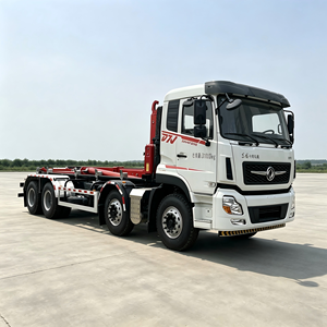 Camion benne à bras de levage Dongfeng ZD 8x4 de 30 tonnes pour déchets, volume de conteneur personnalisé, à vendre - Product Image 1
