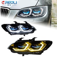 Phares LED bicolores CREULI pour BMW E92 2007-2010, projecteur laser Golden Eye Scoop, Plug & Play