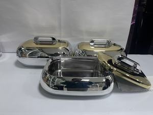 Ensemble de 3 chauffe-plats isothermes Vibrant, finition mate dorée, 4,5L, 5,5L, 6,5L, pour cadeaux de style de vie haut de gamme - Product Image 2