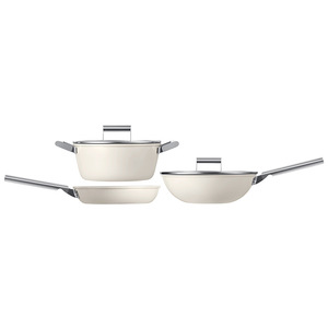Juego de Utensilios de Cocina Antiadherentes de Hierro Refinado, 3 Piezas: Wok, Sartén y Olla para Sopa, Calidad Superior, Comercio Nacional - Product Image 4