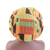 Bonnet en Satin doublé en Satin grande taille, Bonnets africains, Double couche, Bonnet de sommeil pour longs cheveux, en tissu imprimé, nouveauté 2020