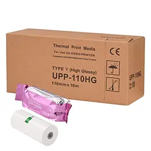 UPP-110HG kertas Ultrasound, kertas ultrasound 110s pour mitsubishi, untuk Ultrasound Thermal cetak Film untuk Sony video Printer