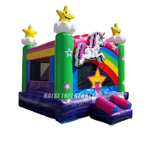 Château gonflable <span class=keywords><strong>pour</strong></span> filles, motif dessin animé, <span class=keywords><strong>pour</strong></span> enfants, jeux d'extérieur, amusant, pas cher - Product Image 2