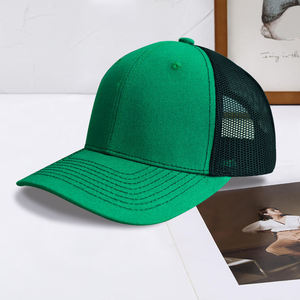 Casquette Trucker 5 Panneaux Bicolore Personnalisable avec Logo Sérigraphié, Dos en Maille, Fermeture Snapback Ajustable, Unisexe, pour Utilisation Estivale en Extérieur - Product Image 3