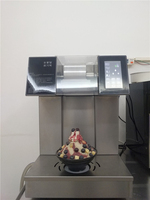 Machine à glace portable au style bingsu coréen, congélateur d'eau automatique pour faire de la glace en poudre, s'adapte aux flocon de neige