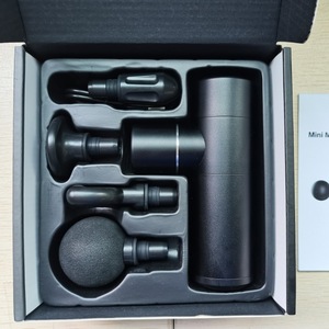 <span class=keywords><strong>Mini</strong></span> <span class=keywords><strong>Pistola</strong></span> de Masaje Recargable para el Hogar, 4 Cabezales, Masajeador Facial y Corporal para Espalda, Cuello y Brazos, Productos Inteligentes para el Hogar - Product Image 6