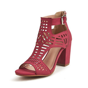 Zapatos de Verano para Mujer, Tacón Alto, Sandalias con Punta Abierta, Tacón Grueso, para Exteriores - Product Image 4