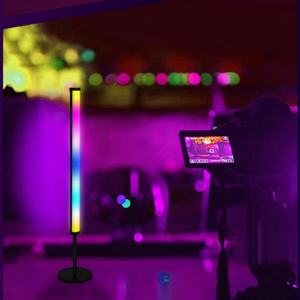 Tube lumineux LED de Noël rechargeable par USB, éclairage dynamique coloré à détection vocale pour fêtes, événements, lampes de scène e-sport, cadeau - Product Image 3