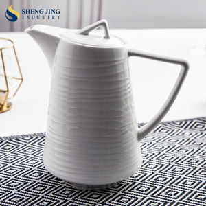 Vaisselle en céramique de restaurant et d'hôtel, design moderne, bande gaufrée, personnalisée, <span class=keywords><strong>blanche</strong></span>, <span class=keywords><strong>service</strong></span> de <span class=keywords><strong>table</strong></span> - Product Image 6