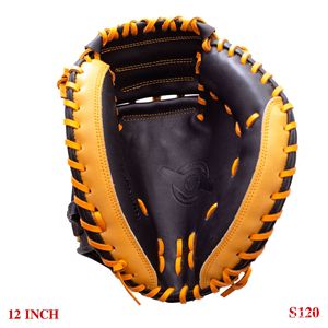 Gants de <span class=keywords><strong>baseball</strong></span> personnalisés en cuir de vachette pour gaucher, mitaines de receveur 13 pouces pour jeunes unisexes, <span class=keywords><strong>baseball</strong></span> et softball - Product Image 2