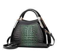 2024 New Crocodile Pattern Große Kapazität Textur Big Bag, Single Shoulder Cross body, Western Style Beauty Bag im europäischen Stil