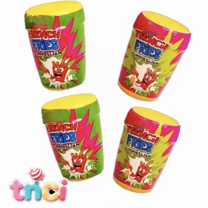 Gomitas con forma de papas fritas al <span class=keywords><strong>por</strong></span> <span class=keywords><strong>mayor</strong></span> con mermelada para mojar, ideales para fiestas infantiles y dulces a granel para tiendas de conveniencia. - Product Image 2