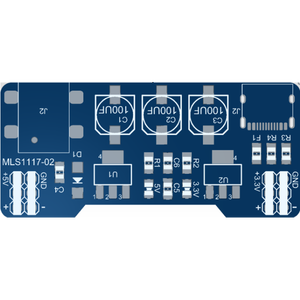 Módulo de fuente de alimentación de doble salida USB C 3.3V 5V, entrada de CC 7-12V, regulador lineal LM1117 MLS1117-02 para Arduino DIY - Product Image 5