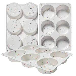Dootafy Silicone Egg <b>Bite</b> Molds Pack Deep 3 Inch Latex Free Dishwasher Safe Home Kitchen Breakfast Sandwiches Omelets Dinner - Product Image 1