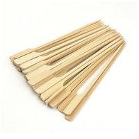 Brochettes jetables en bambou naturel, écologiques, pour barbecue, personnalisables en différentes tailles, pour fruits, desserts et fêtes