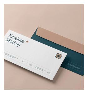 Factory Business White Envelope Customized Logo Print <b>Window</b> Envelope 10# Customized Self <b>Seal</b> Business Windowless Printed - Product Image 3