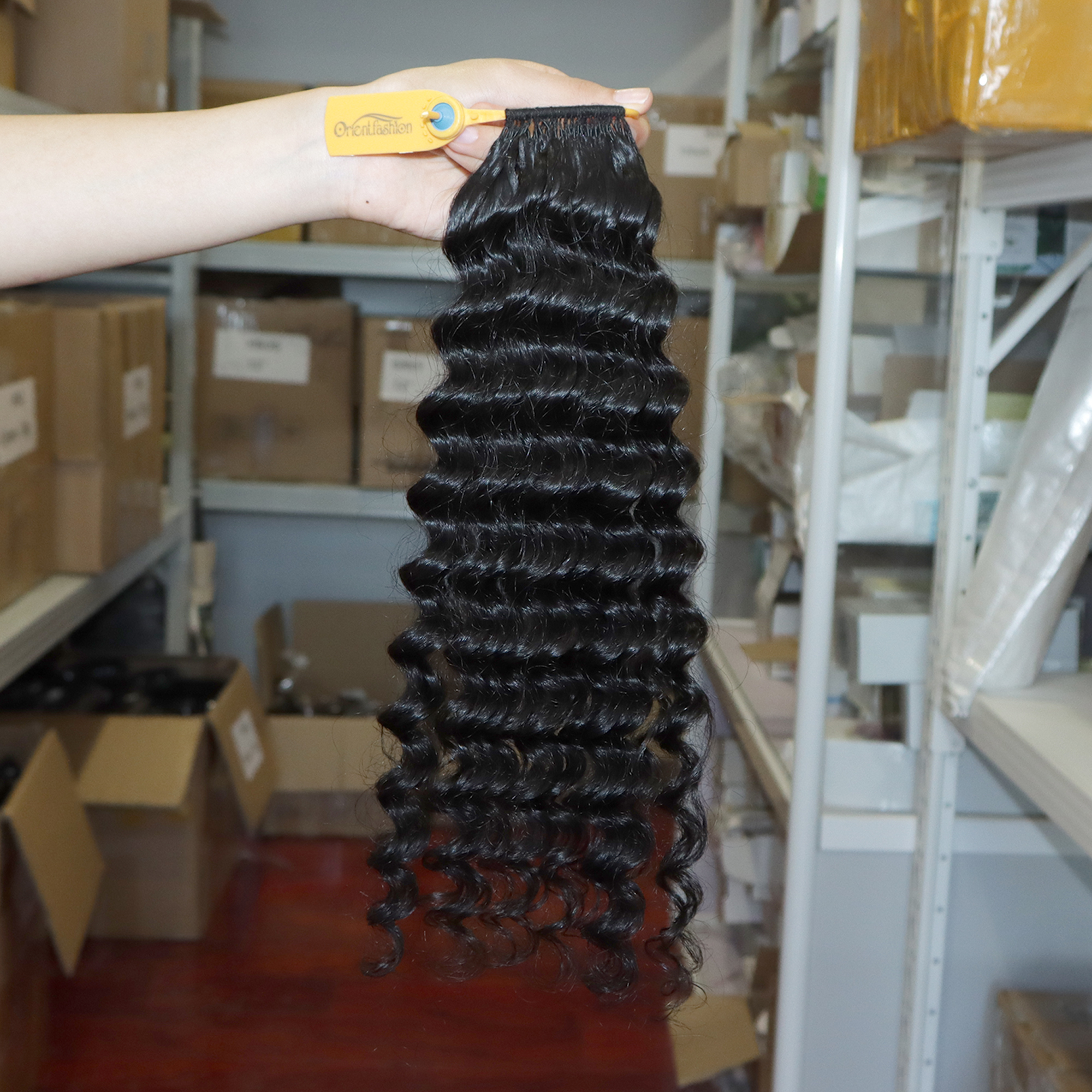 Crochet Hair Human Deep Wave Feathers Crochet Human Hair 18inch Miracle Knot Crochet Human Hair