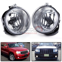 Pour 2005-2010 Jeep Grand Cherokee 2006-2010 Commander Clear Bumper Fog Light halogène brouillard/conduite DRL feux diurnes lampe