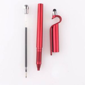 Promotion : Stylo à encre gel en gros pour fabricants avec logo personnalisé imprimé, stylet en plastique coloré pour écrans tactiles de téléphone - Product Image 5