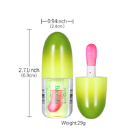 BAOLISHI magique longue durée miroir d'huile pour les lèvres 3 couleurs maquillage Transparent brillant changement de couleur huile pour les lèvres liquide minéral cosmétiques