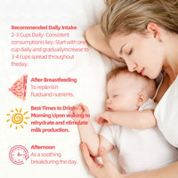 Tisane végétalienne aux herbes pour la lactation, favorisant l'allaitement naturel et l'augmentation du lait maternel, en sachets pour les soins post-partum des femmes