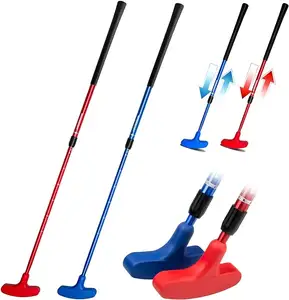 Mini putter de golf bidirectionnel pour enfants pour golfeurs Putter de golf à longueur réglable adapté aux enfants, aux adolescents et aux adultes