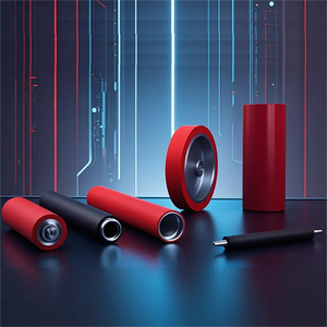 Chính xác PU hướng dẫn con lăn 100-800mm Chiều dài 10-50mm khoan cho băng tải - Product Image 3