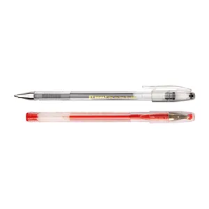 Ручка с гелевыми чернилами BEIFA 0,7 мм/0,5 мм, Классическая прозрачная гелевая ручка, рекламная ручка с индивидуальным логотипом