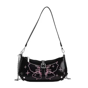 Luxo Design Borboleta Bolsas e Bolsas Senhoras Ombro Crossbody Bolsas 2023 Novo Casual Alta Qualidade Underarm Bag para As Mulheres