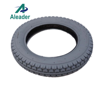 Pneu plein en caoutchouc PU 12 1/2 X 2 1/4 IA2601 pour fauteuil roulant, scooter et mobilité, anti-crevaison, noir, moulé, certifié ISO9001