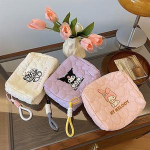 กระเป๋าเครื่องสำอางลายการ์ตูน Kuromi Melody ความจุขนาดใหญ่น่ารัก sanriod - Product Image 3