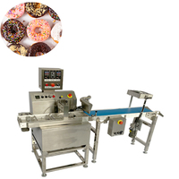 Température réglable 15--15 ℃    Enrobeuse de chocolat double couche compacte avec ventilateur de refroidissement pour framboises surgelées